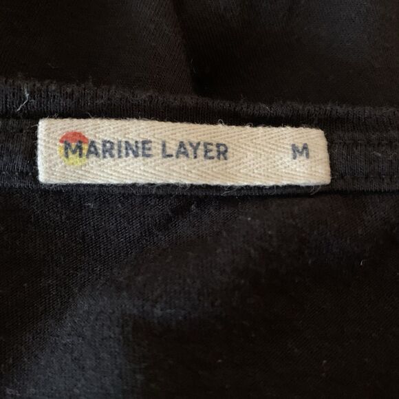 Marine Layer Seattle Kraken Hockey Black Short Sleeve Shirt Sz M - Picture 5 of 7